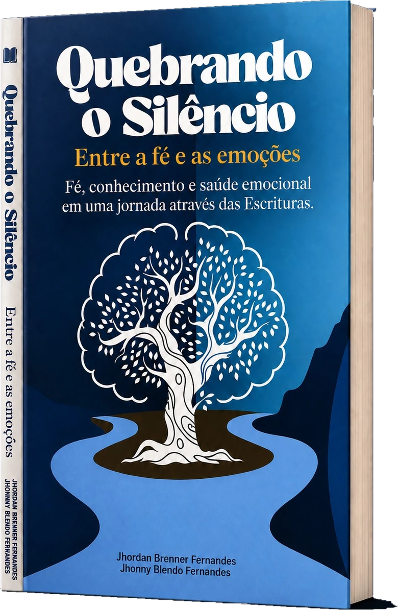 Capa do livro "Quebrando o Silêncio – Entre a fé e as emoções"